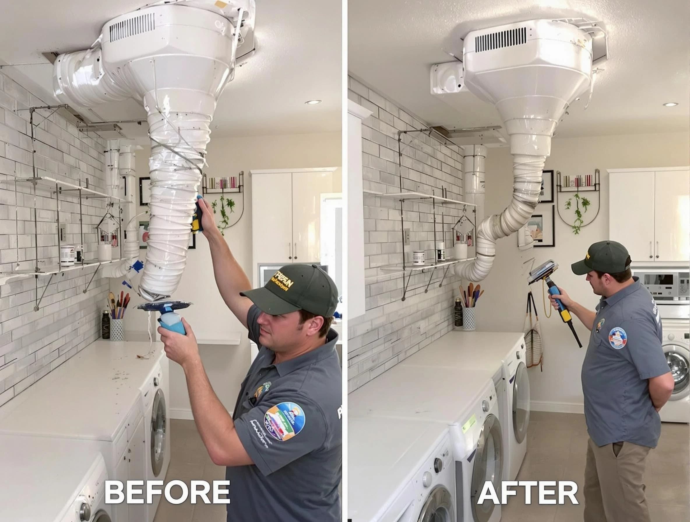 Professional dryer exhaust vent cleaning by El Cerro Dryer Vent Cleaning in El Cerro