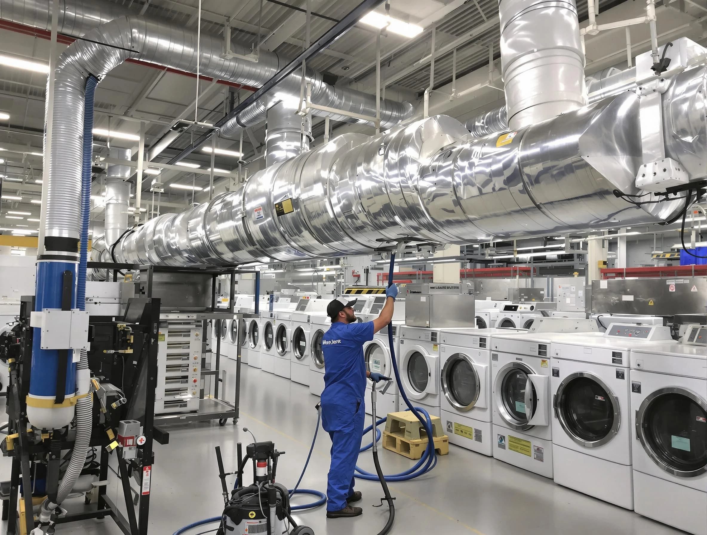 El Cerro Dryer Vent Cleaning team performing heavy-duty industrial dryer vent cleaning in El Cerro