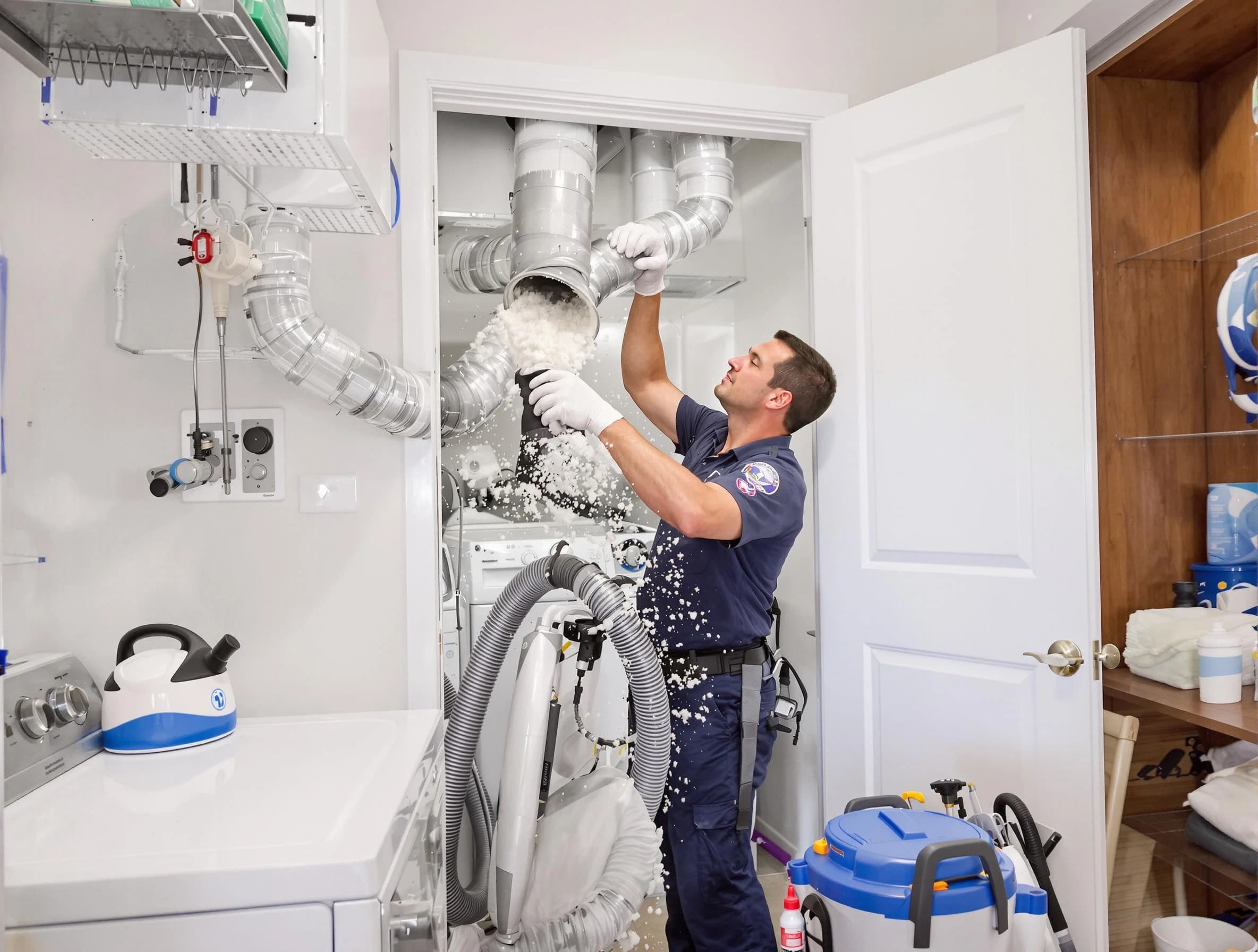 El Cerro Dryer Vent Cleaning technician delivering thorough residential dryer vent cleaning service in El Cerro